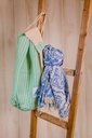 Sea Side Cottage Blue Towel