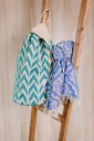 Sea Side Cottage Blue Towel