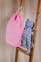 Sea Side Cottage Blue Towel