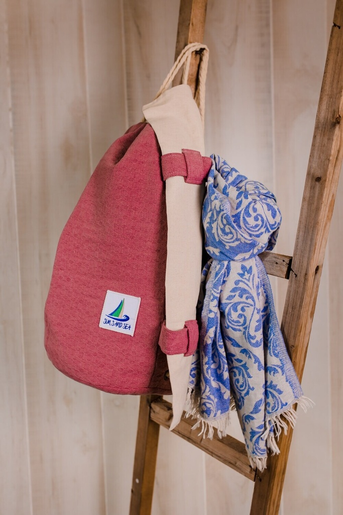 Sea Side Cottage Blue Towel