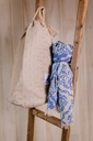 Sea Side Cottage Blue Towel