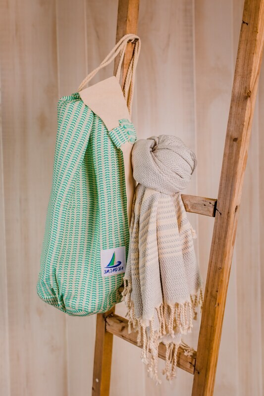 Sea Spray Gray Towel