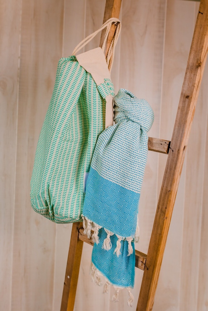 Low Tide Blue Towel